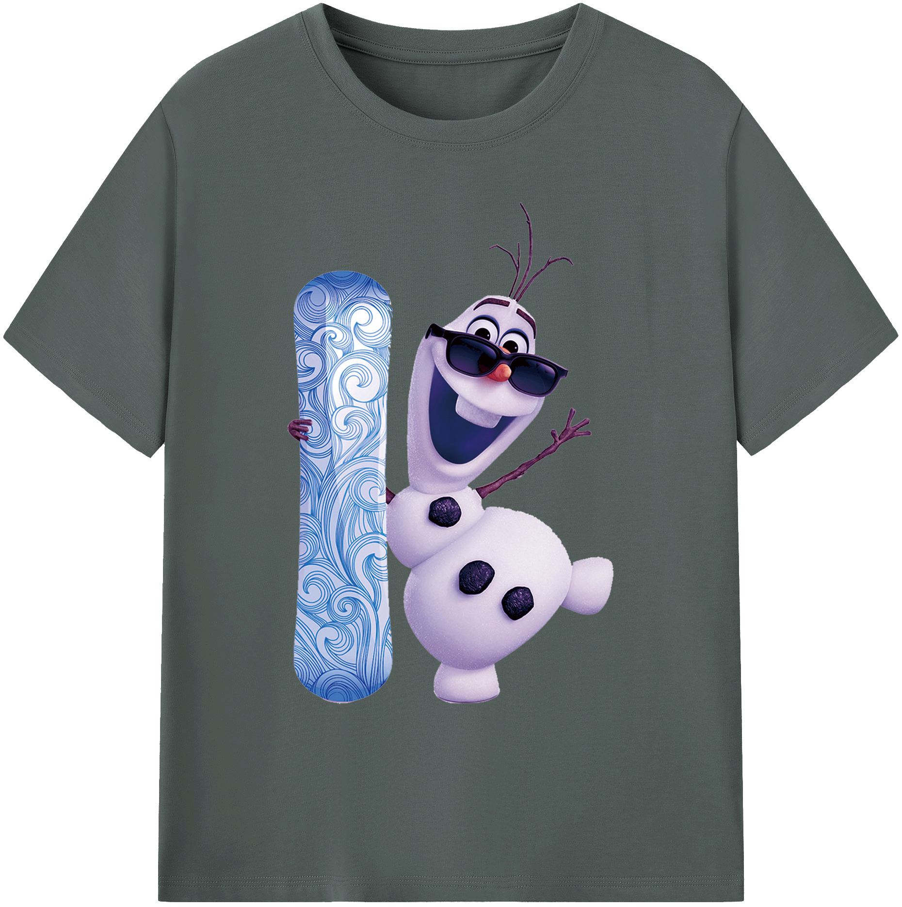 （画像用） アナと雪の女王 アンナ エルサ Frozen Anna Elsa 綿100％ メンズ半袖Tシャツ｜肌触りやわらか＆通気性